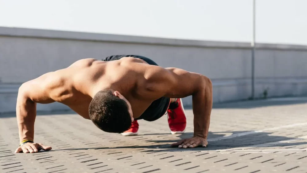 Image-of-a-man-doing-a-push-up.
